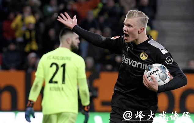 德甲-哈兰德替补首秀戴帽 多特5-3逆转奥格斯堡 德甲-哈兰德替补首秀戴帽 多特5-3逆转奥格斯堡